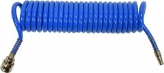 Spirálová vzduchová hadice 5m, PU průměr vnitřní 6,5mm, vnější 10mm - YT-24204