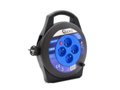 Prodlužovací kabel s navíječem, 10 m, 4 zásuvky - G17506