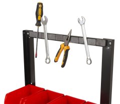 Kovový organizér s magnetickou lištou a 7 plastovými boxy (2/7) - MSBRW1707