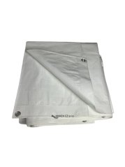 PE Krycí plachta s oky - 150g/m² Natural UV stab - Průsvitná