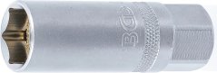 Nástrčný klíč na svíčky 16 mm, 3/8", magnetický, BGS - B2469