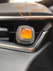 Vůně do auta AMBI PUR CAR LENOR GOLD - 2 ml
