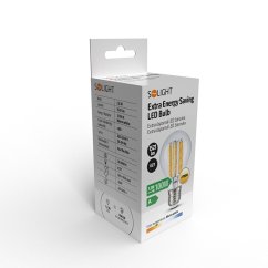 Solight extra úsporná LED žárovka 7,2W, 1521lm, 2700K, ekv. 100W