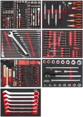 Dílenský vozík pro nákladní vozidla, 298 ks nářadí, Vigor - V1901-X/NKW