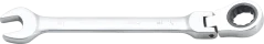 Ráčnový očkoplochý klíč 18 mm s kloubem, BGS - B6718