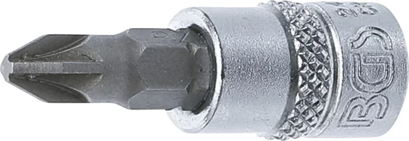 Nástrčná hlavice s bitem KŘÍŽOVÁ 1/4" PZ2, BGS - B2491