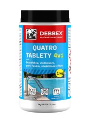 Tablety do bazénu 4v1 Quatro tablety DEBBEX