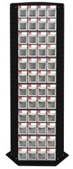 Otočný kovový dílenský organizér s 144 zásuvkami - RFO-8144