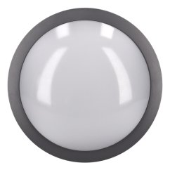 Solight LED venkovní osvětlení se senzorem Siena, šedé, 20W, 1500lm, 4000K, IP54, 23cm