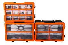 Plastový organizér, 12 boxů - MW1812