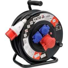 Prodlužovací kabel silový na bubnu 25m - YT-8120