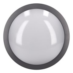 Solight LED venkovní osvětlení se senzorem Siena, šedé, 20W, 1500lm, 4000K, IP54, 23cm