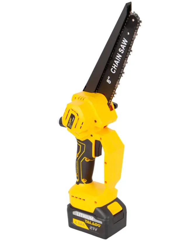 AKU řetězová pila 8" 21 V s akumulátorem 4 Ah, TALADO - ML-H004