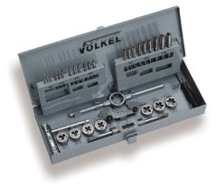 Sada PROFI závitníků a čelistí, M3 - M12, 32 ks - 49501