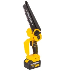 AKU řetězová pila 8" 21 V s akumulátorem 4 Ah, TALADO - ML-H004