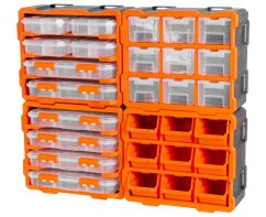 Sada plastových organizérů Tactix, 4 ks - TC32067BAL