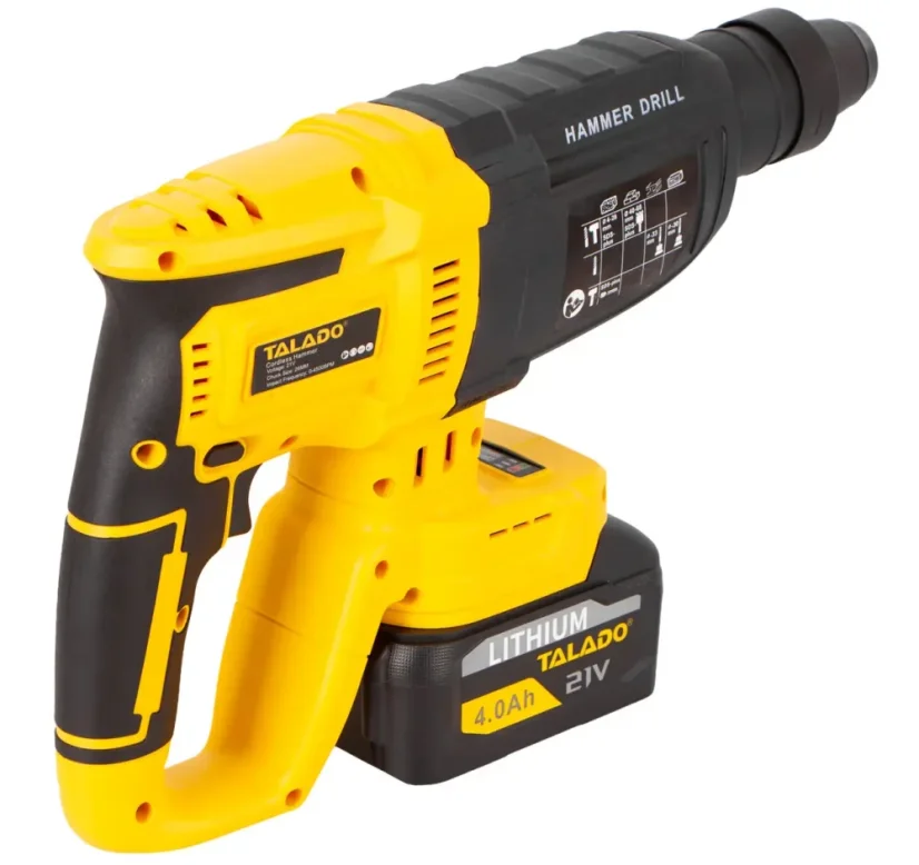 AKU vrtací kladivo SDS-Plus 21 V, TALADO - ML-T001