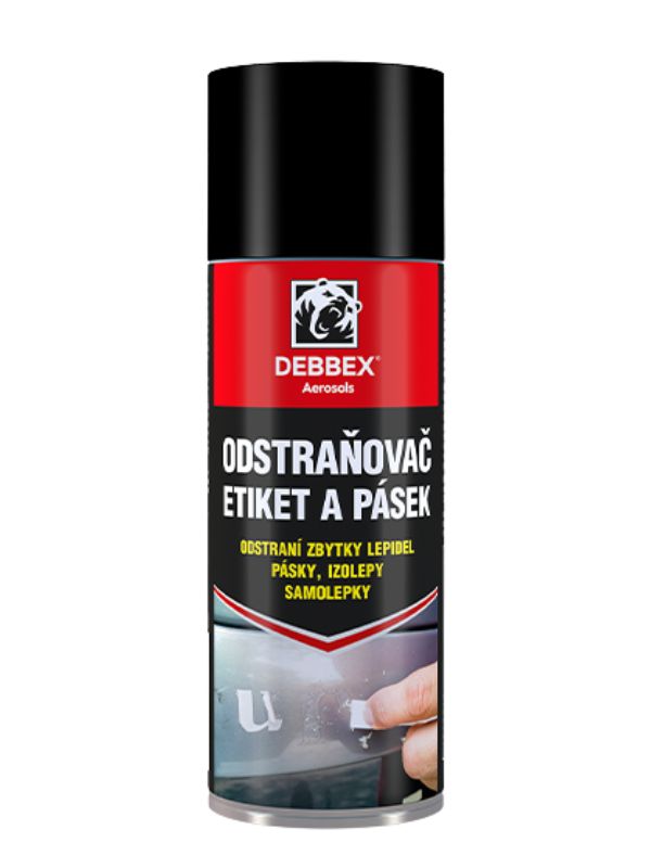 DEBBEX Odstraňovač etiket a pásek – sprej, 400 ml