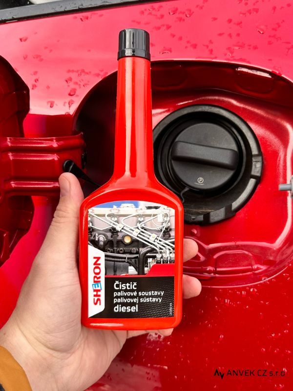 Čistič palivové soustavy diesel SHERON - 250 ml