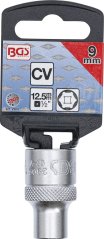 Nástrčná hlavice šestihranná, 1/2", 9 mm - B2909