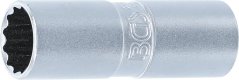 Nástrčný klíč na svíčky 16 mm, 1/2", s přídržnou gumou, BGS - B2385