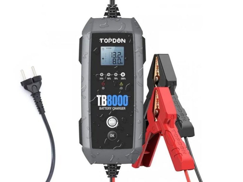 TOPDON Nabíječka autobaterie TB8000, 108 W