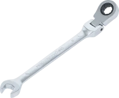 Ráčnový očkoplochý klíč 8 mm s kloubem, BGS - B6708