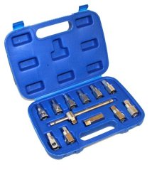 Sada klíčů na zátky olejových van 3/8”, 12 ks - S12ODP