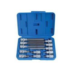 Sada hlavic s bity, imbus, 1/2", 4 - 12 mm, 12 ks - SSH1212L