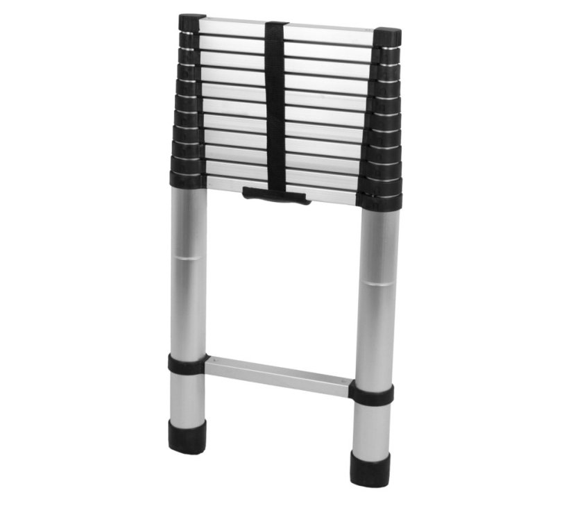 Teleskopický žebřík, 4,4 m, max. zátěž 150 kg - HT480006