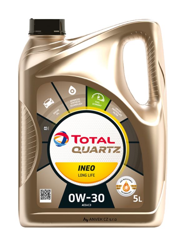 Motorový olej 0w-30 Total QUARTZ INEO LONG LIFE