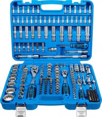Gola sada a sada nástrčných klíčů "Gear Lock", 1/4", 3/8" a 1/2", 192 ks