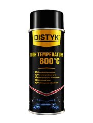 DISTYK Žáruvzdorná barva do 800 °C – sprej, 400 ml