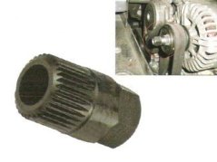 Klíč k demontáži řemenic alternátoru 33-hran VW,Audi a další C019013