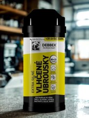 Čistící ubrousky DEBBEX EXTRA SILNÉ VLHČE - bal 100 ks