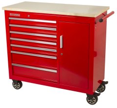 Pojízdný pracovní stůl / skříňka na nářadí s pracovní deskou - TBR-L4407E-X