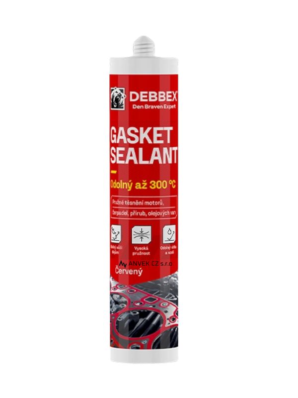 Gasket sealant červený RL DEBBEX 280 ml Gasket sealant červený RL DEBBEX 280 ml