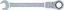Ráčnový očkoplochý klíč 16 mm s kloubem, BGS - B6716