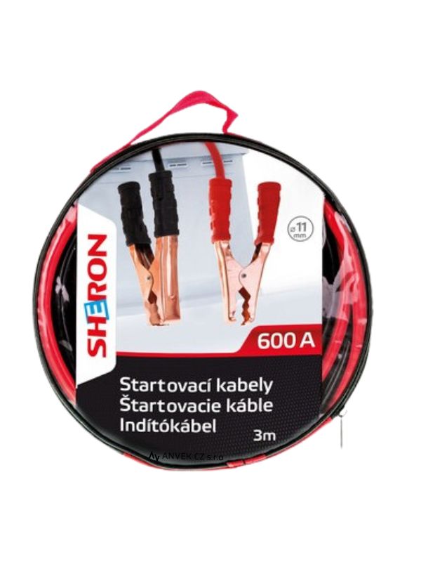 Startovací kabely 600A 3 m - SHERON