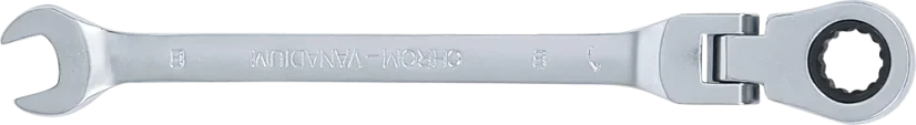 Ráčnový očkoplochý klíč 8 mm s kloubem, BGS - B6708