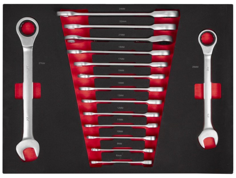 Dílenský vozík Exclusive s nářadím, 269 dílů - AH12449