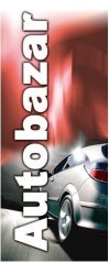 Vlajka fotoline Autobazar červená