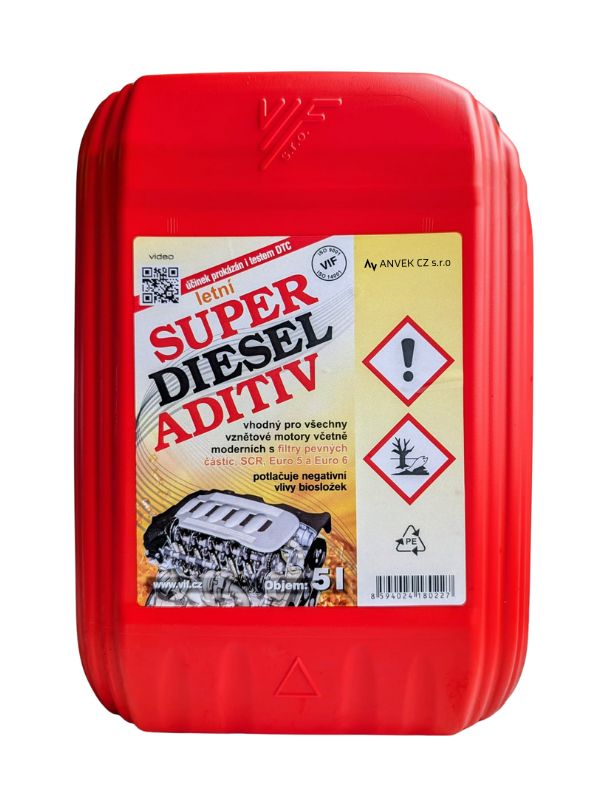 VIF aditivum diesel super letní - Objem: 5 l