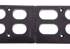 Závěsná plastová lišta se 4 plastovými boxy - MW8711