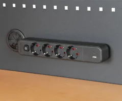 Elektrická zásuvka pro stoly EXPERT, USB a USB-C port - TSP30A