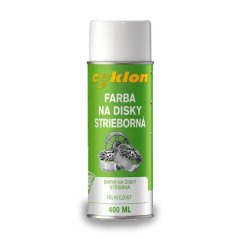 Barva na disky kol CYKLON - stříbrná - 400 ml