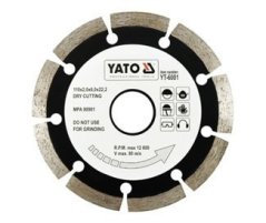 Kotouč diamantový 180 x 22,2 x 2,5 mm YT-6004