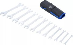 Sada oboustranných plochých klíčů, 6 - 32 mm, 12 ks - B1184