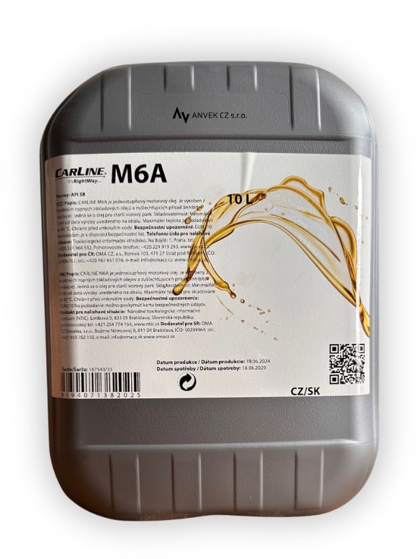 Motorový olej M6A CARLINE - 10 l kan