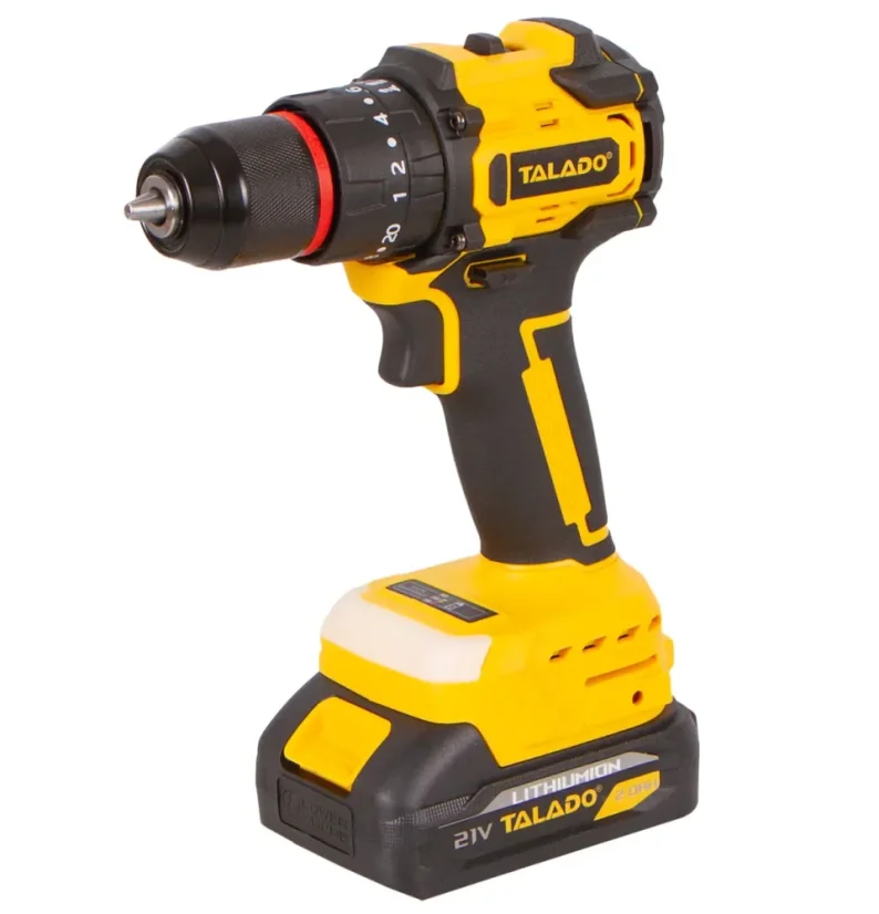 Bezuhlíková AKU vrtačka 21 V s akumulátorem 4 Ah, TALADO - ML-D010